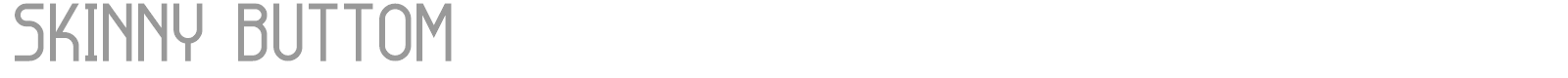 Skinny Buttom font preview